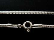 シルバー製チェーン　ネックレスの販売　スネークチェーン