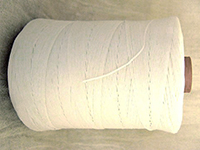 蝋引き紐白色の細い紐　蝋引き糸　ワックスコード