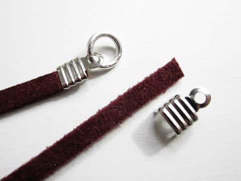 化繊革紐ネックレスの作り方7