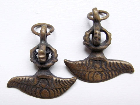 チベット法具カルタリのペンダント 真鍮製