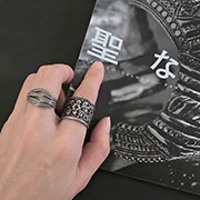 民族シルバー製指輪のイメージ写真