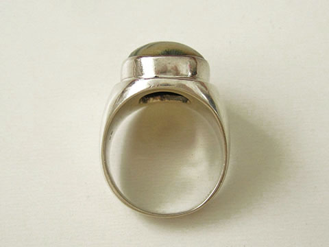 シルバー天然石指輪 メラライト