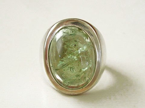 シルバー天然石指輪 ベリル商品写真