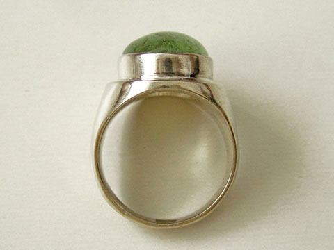 シルバー天然石指輪 ベリル